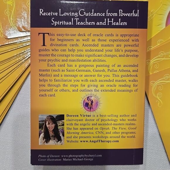 Ascended Masters Oracle Cards 44 Card Deck and Guidebook Doreen Virtue Deities - Picture 7 of 11